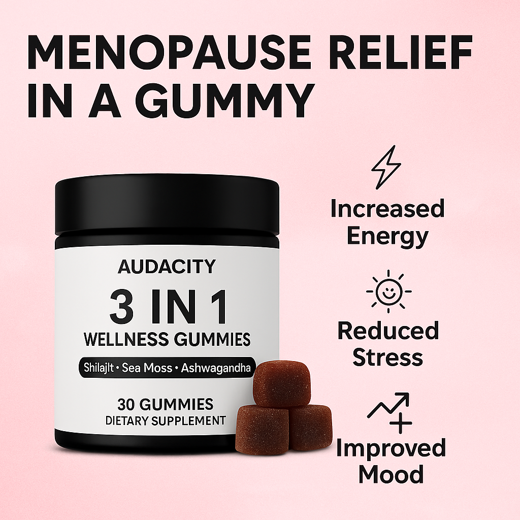 3 in 1 Wellness Gummies - The Ultimate Menopause Solution