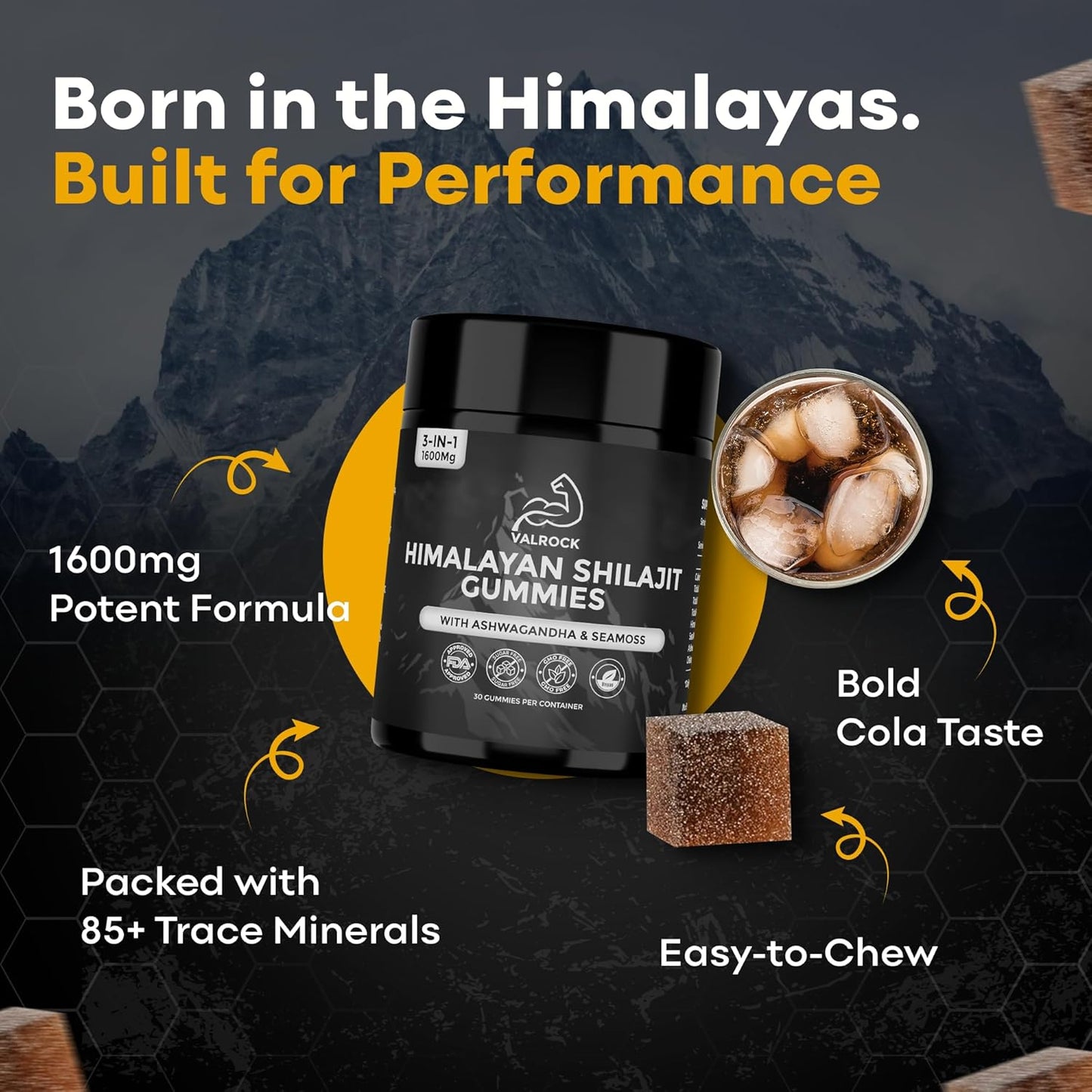 Shilajit Energy Gummies™