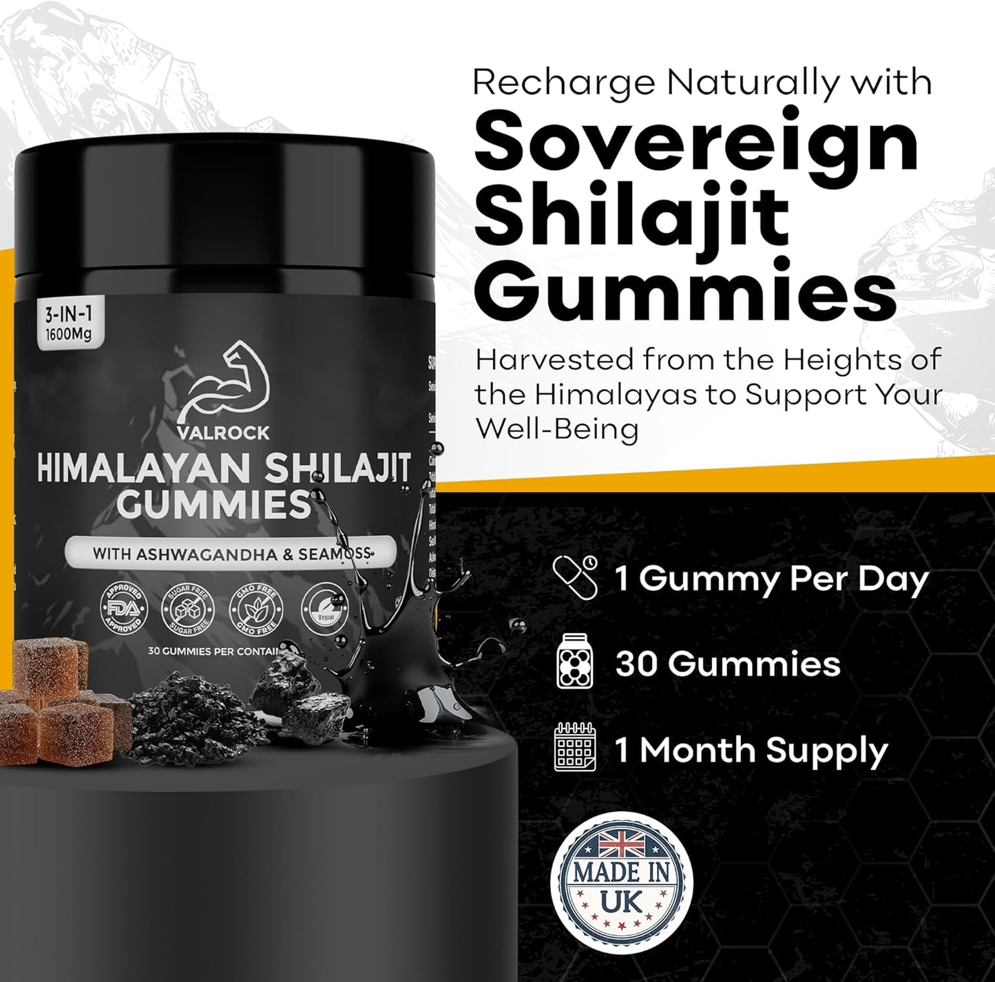 Shilajit Energy Gummies™