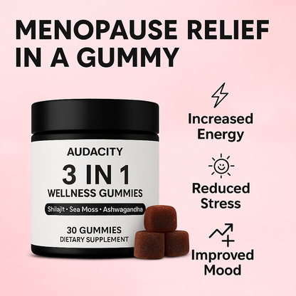 3 in 1 Wellness Gummies - The Ultimate Menopause Solution